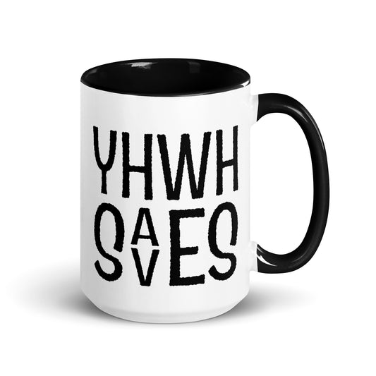 YHWH Saves Christian Cofee Mug Kadosh Life