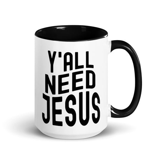 Y'all Need Jesus Christian Coffee Mug Kadosh Life