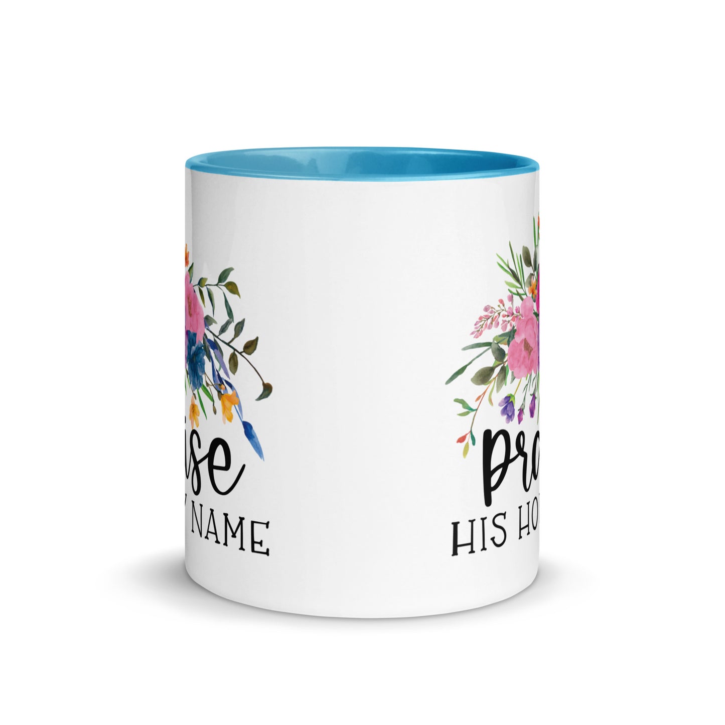 Praise His Holy Name Christian Coffee Mug Kadosh Life