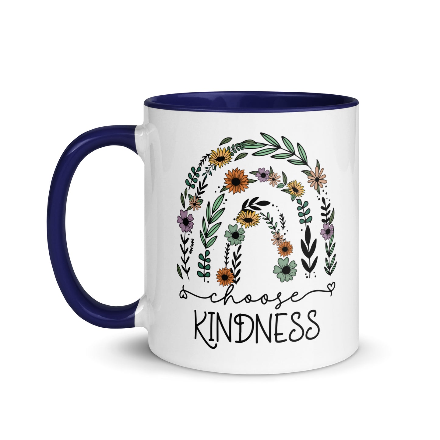 Choose Kindness Inspirational Floral Christian Mug Kadosh Life