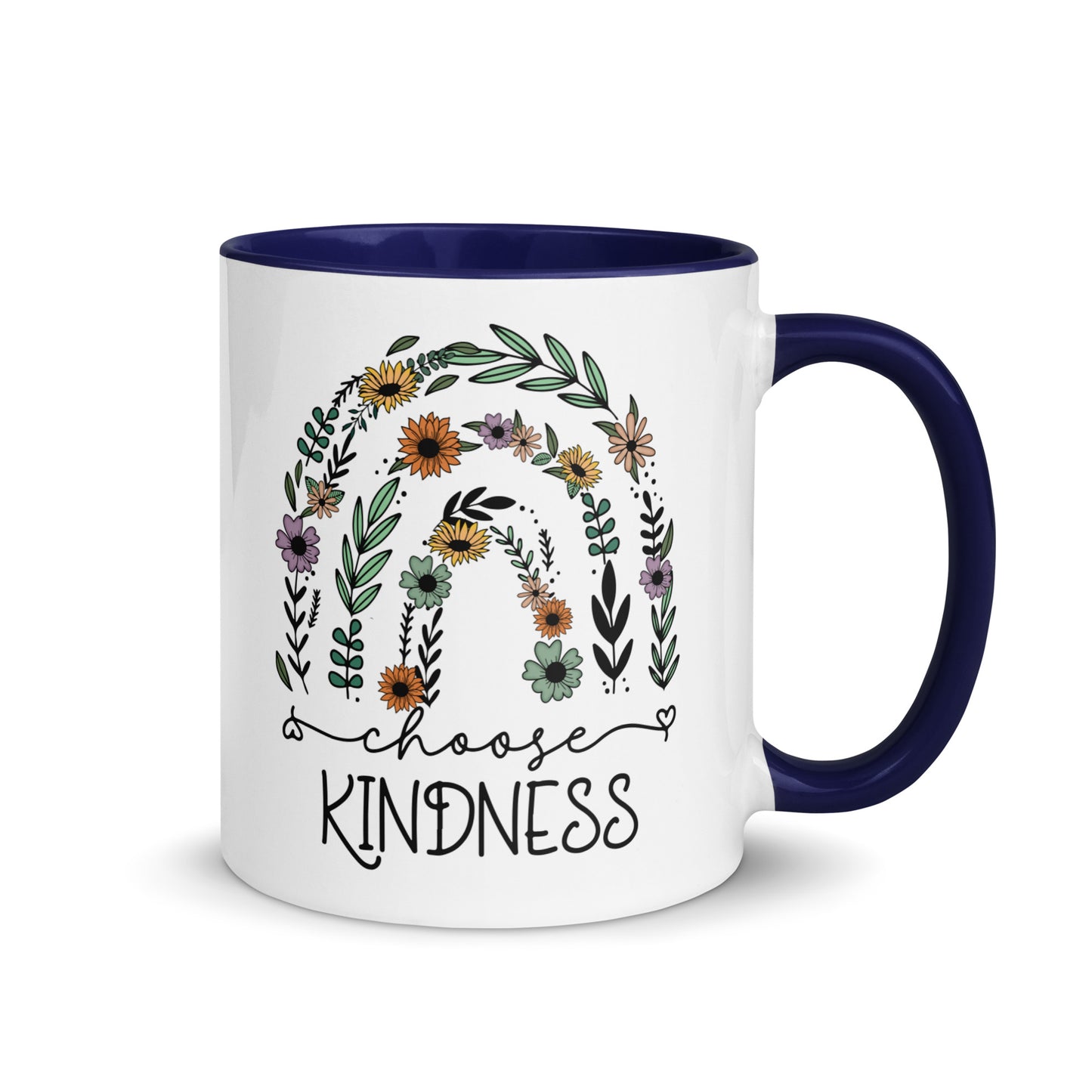 Choose Kindness Inspirational Floral Christian Mug Kadosh Life